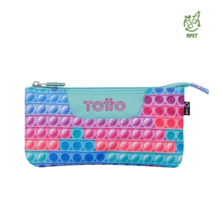 Portatodo Totto Tablero tres compartimentos pop-it