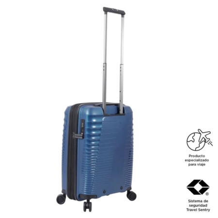 Maleta de cabina Totto Traveler 10-15 kg azul poseidón