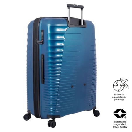 Maleta de viaje grande Totto Traveler 23-45 kg azul poseidón