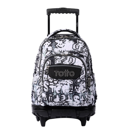 Mochila con ruedas Totto Renglones graffiti