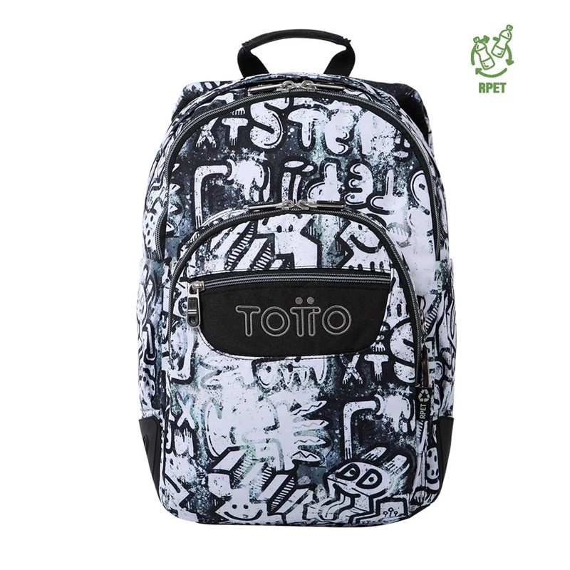 Mochila Totto Rayol graffiti