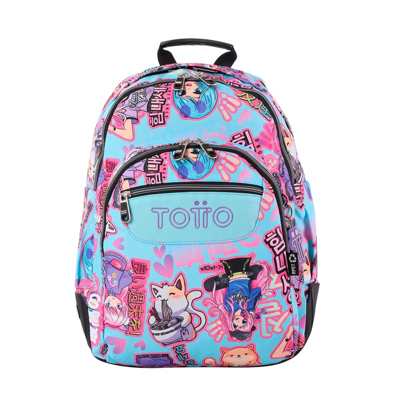 Mochila Totto Acuareles anime