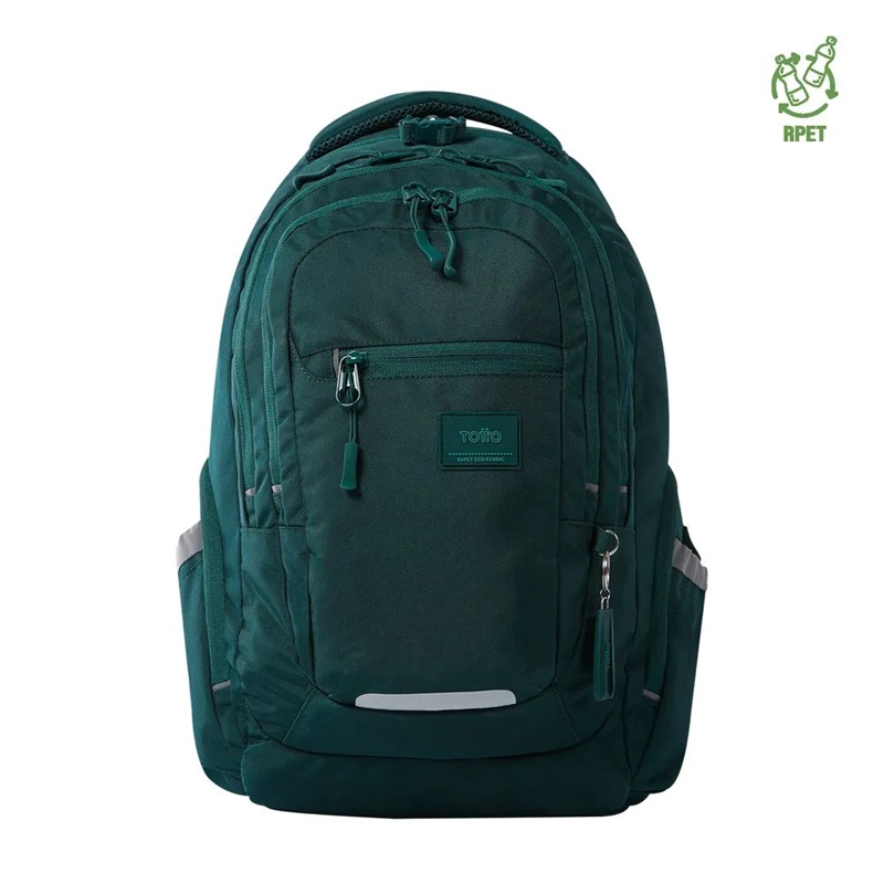 Mochila para tablet y PC Totto Eufrates bistro green