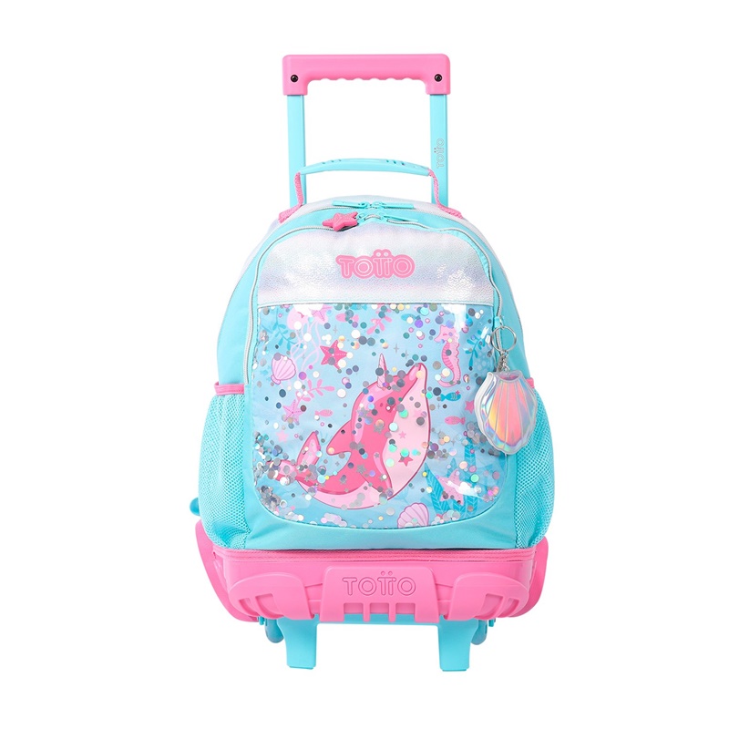 Mochila con ruedas Totto Pink Ocean M