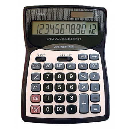 Calculadora 12 dígitos grande Folder