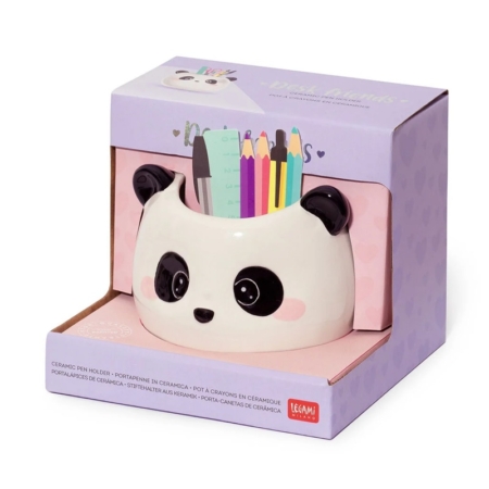 Portalapiceros de cerámica Desk Friends Panda