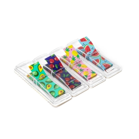 Set de 4 marcapáginas adhesivos Fruits