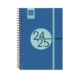 Agenda escolar 2024-2025 Finocam E8-120x171 mm semana vista azul cobalto