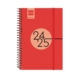 Agenda escolar 2024-2025 Finocam E8-120x171 mm semana vista rojo