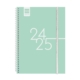 Agenda escolar 2024-2025 Finocam E10-155x212 mm semana vista Kart menta
