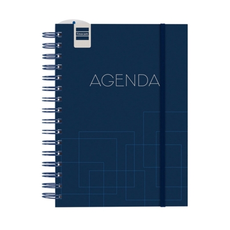 Agenda escolar 2024-2025 Finocam 4º-155x215 mm semana vista vertical Institut Blue