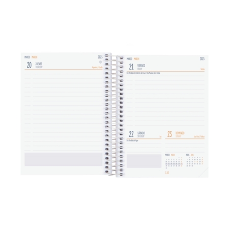 Agenda escolar 2024-2025 Finocam 8º-120x164 mm día página Cool lila