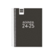 Agenda escolar 2024-2025 Finocam 8º-120x164 mm día página Cool negro