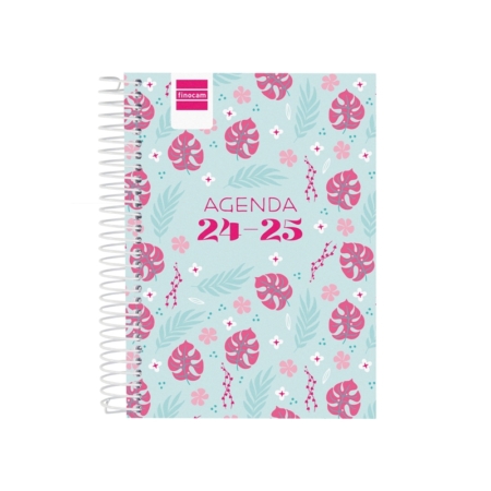 Agenda escolar 2024-2025 Finocam 8º-120x164 mm día página Cool selva