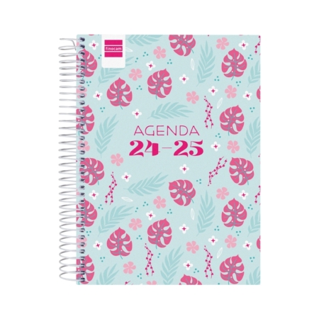 Agenda escolar 2024-2025 Finocam 4º-155x212 mm día página Cool selva