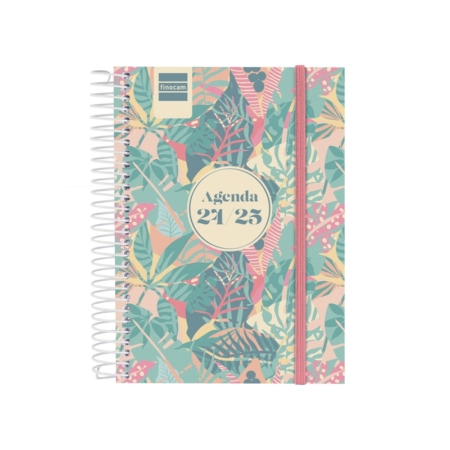 Agenda escolar 2024-2025 Finocam 8º-120x164 mm día página Secundaria Exotic