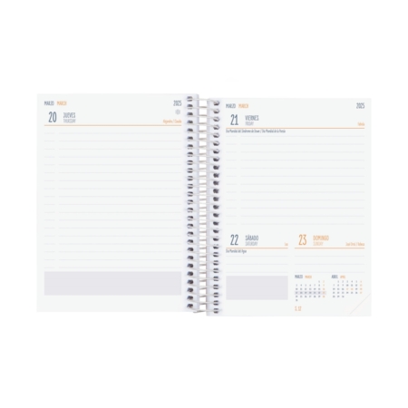 Agenda escolar 2024-2025 Finocam 8º-120x164 mm día página Secundaria Exotic