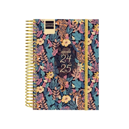 Agenda escolar 2024-2025 Finocam 8º-120x164 mm día página Secundaria Tiger