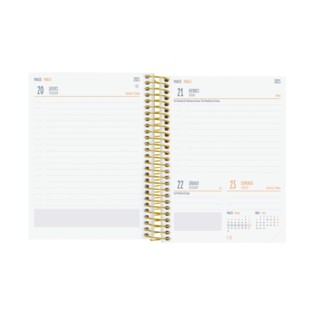 Agenda escolar 2024-2025 Finocam 8º-120x164 mm día página Secundaria Tiger