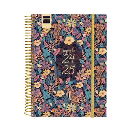 Agenda escolar 2024-2025 Finocam 4º-155x212 mm día página Secundaria Tiger