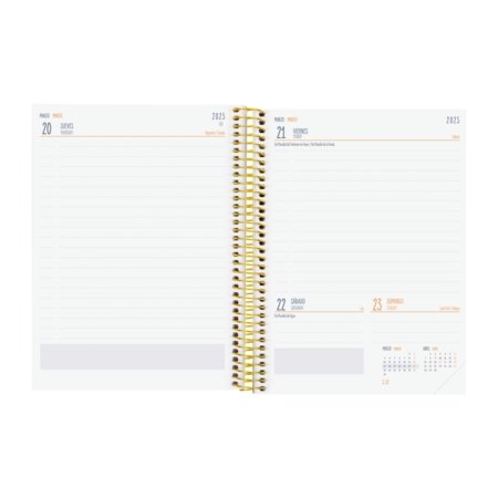 Agenda escolar 2024-2025 Finocam 4º-155x212 mm día página Secundaria Tiger