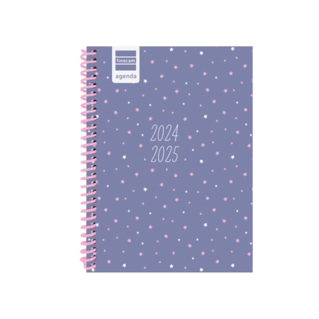Agenda escolar 2024-2025 Finocam 8º-120x164 mm semana vista Diva Stars