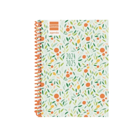 Agenda escolar 2024-2025 Finocam 8º-120x164 mm semana vista Diva Fruits