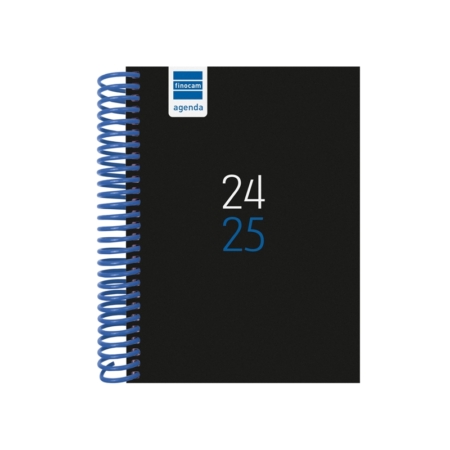 Agenda escolar 2024-2025 Finocam 8º-120x164 mm día página Diva negro