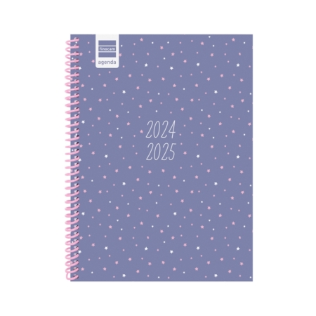 Agenda escolar 2024-2025 Finocam 4º-155x212 mm semana vista Diva Stars