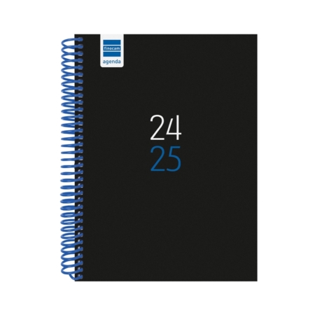 Agenda escolar 2024-2025 Finocam 4º-155x212 mm día página Diva negro