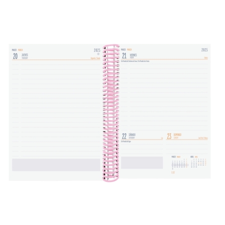 Agenda escolar 2024-2025 Finocam 4º-155x212 mm día página Diva Stars