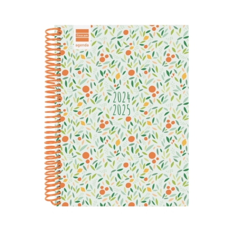 Agenda escolar 2024-2025 Finocam 4º-155x212 mm día página Diva Fruits