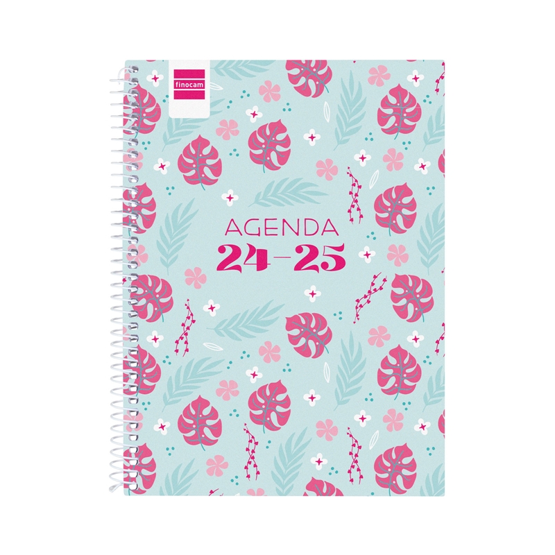 Agenda escolar 2024-2025 Finocam 4º-155x212 mm semana vista Cool Selva