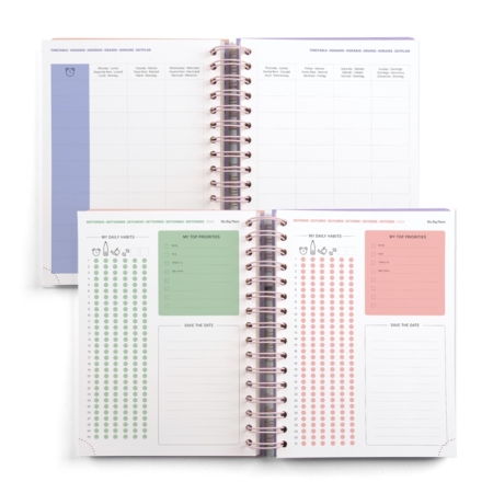 Agenda escolar 2024-2025 Miquelrius Plus 164x218 día página Home