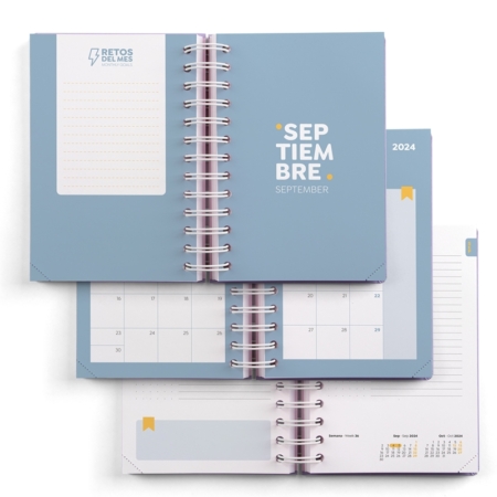 Agenda escolar 2024-2025 Miquelrius Activa 117x174 día página Academy Yellow