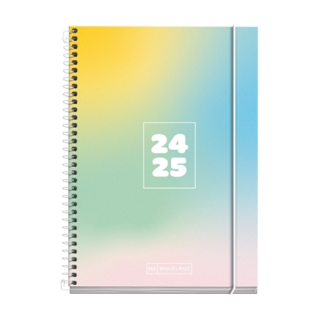 Agenda escolar 2024-2025 Miquelrius Activa 117x174 semana vista Design Year