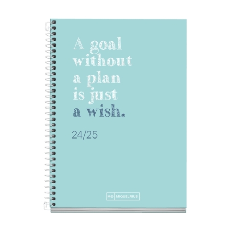 Agenda escolar 2024-2025 Miquelrius Activa 117x174 semana vista Write Azul
