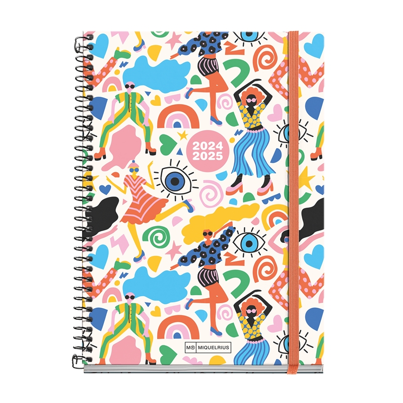 Agenda escolar 2024-2025 Miquelrius Plus 150x213 semana vista Teen Party