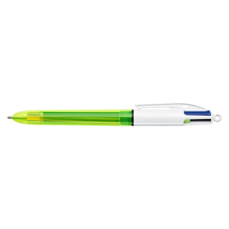 Bolígrafo Bic 4 colores fluo
