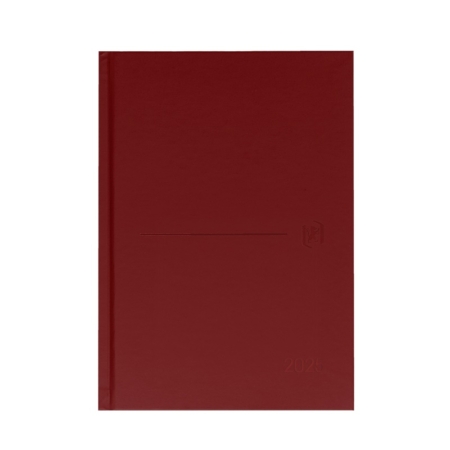 Agenda 2025 Oxford Minimal A5 día página rojo