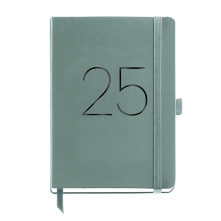 Agenda 2025 Miquelrius Plus día página Chester rígida verde