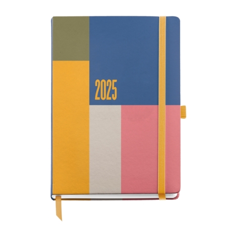 Agenda 2025 Miquelrius Plus semana vista color block
