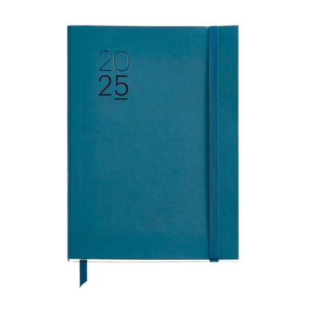 Agenda 2025 Miquelrius Plus semana vista vertical Luxor flexible azul