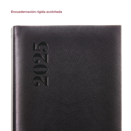 Agenda 2025 Miquelrius Plus semana vista vertical Agora rígida negro