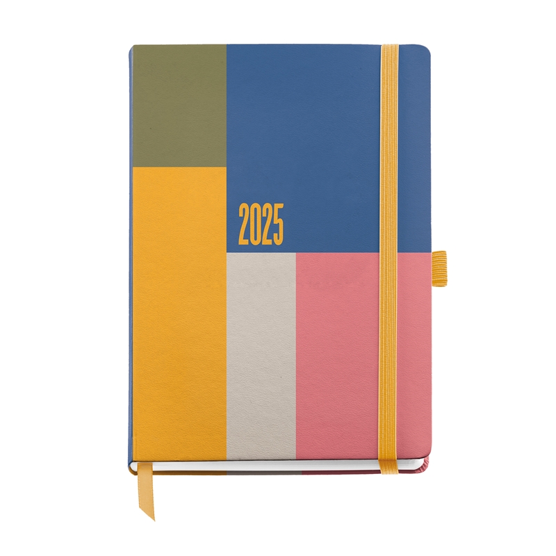 Agenda 2025 Miquelrius Journal semana vista color block