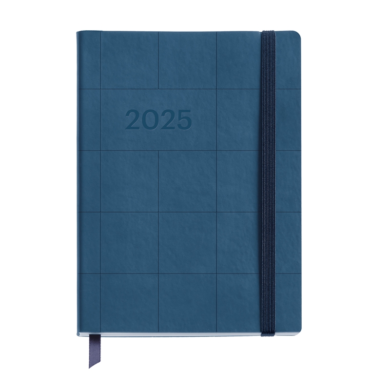 Agenda 2025 Miquelrius Journal semana vista Cuadros flexible marino