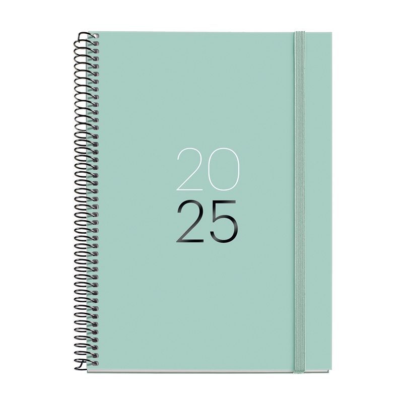 Agenda 2025 Miquelrius Plus día página calm aqua