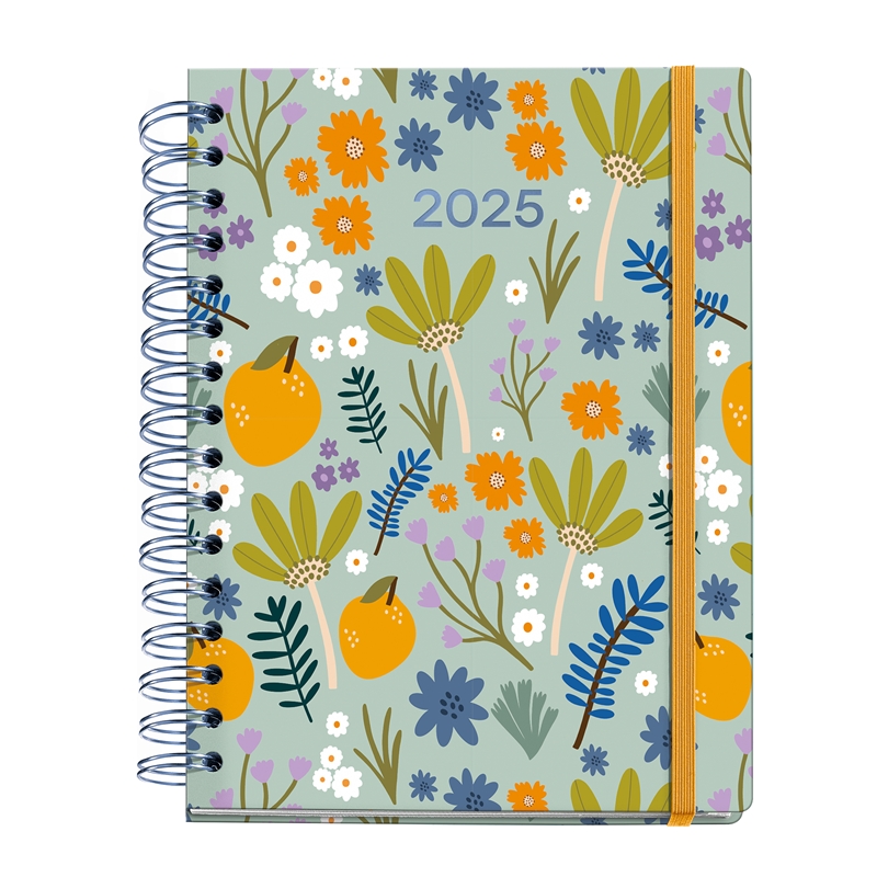 Agenda 2025 Miquelrius Plus semana vista lemon Printed Picnic