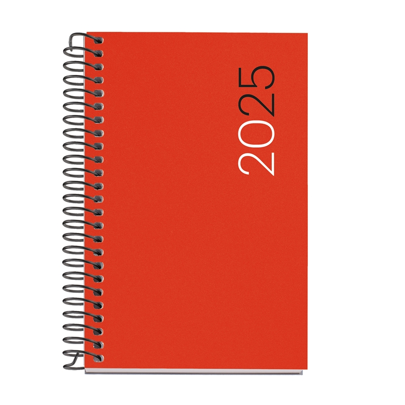 Agenda 2025 Miquelrius Caddy semana vista PP City rojo