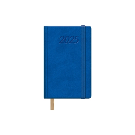 Agenda 2025 Samba semana vista 8,5 x 13 cm azul